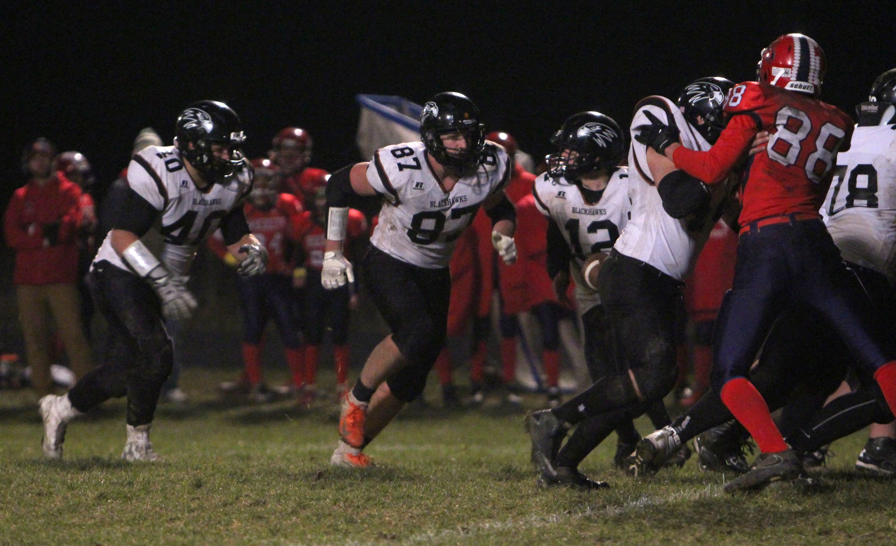 Bloomer football at Spencer/Columbus 10-26-18